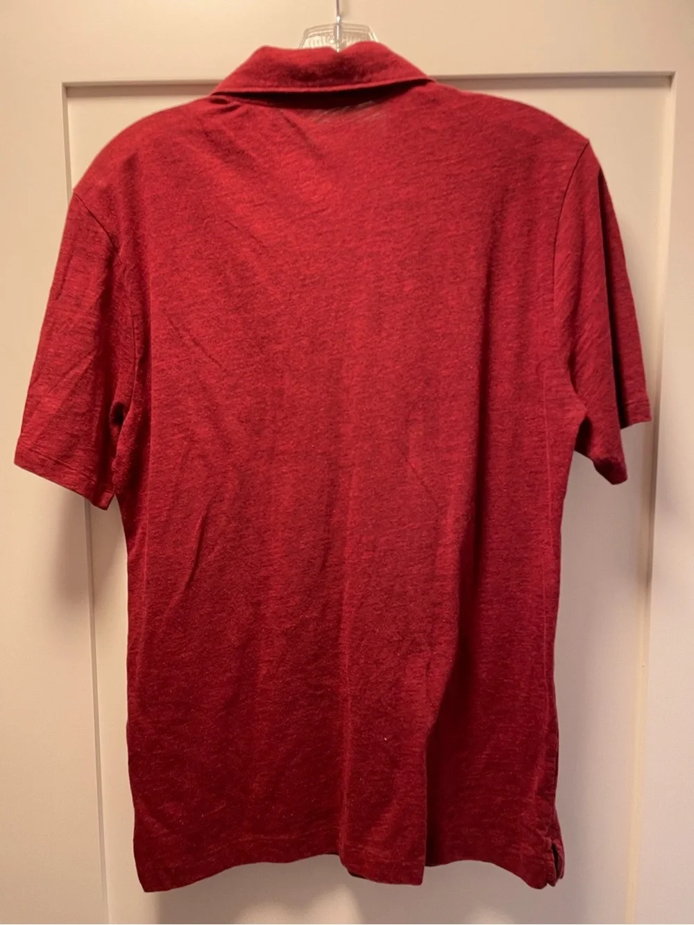 Banana Republic Heathered Red Men's Polo
